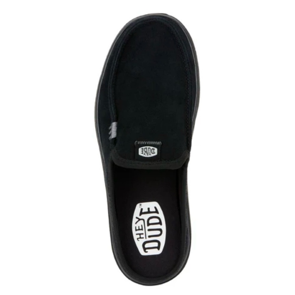 Hey Dude Black Platform Mules - Picture 2 of 4